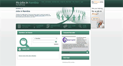 Desktop Screenshot of myjobsinnamibia.com